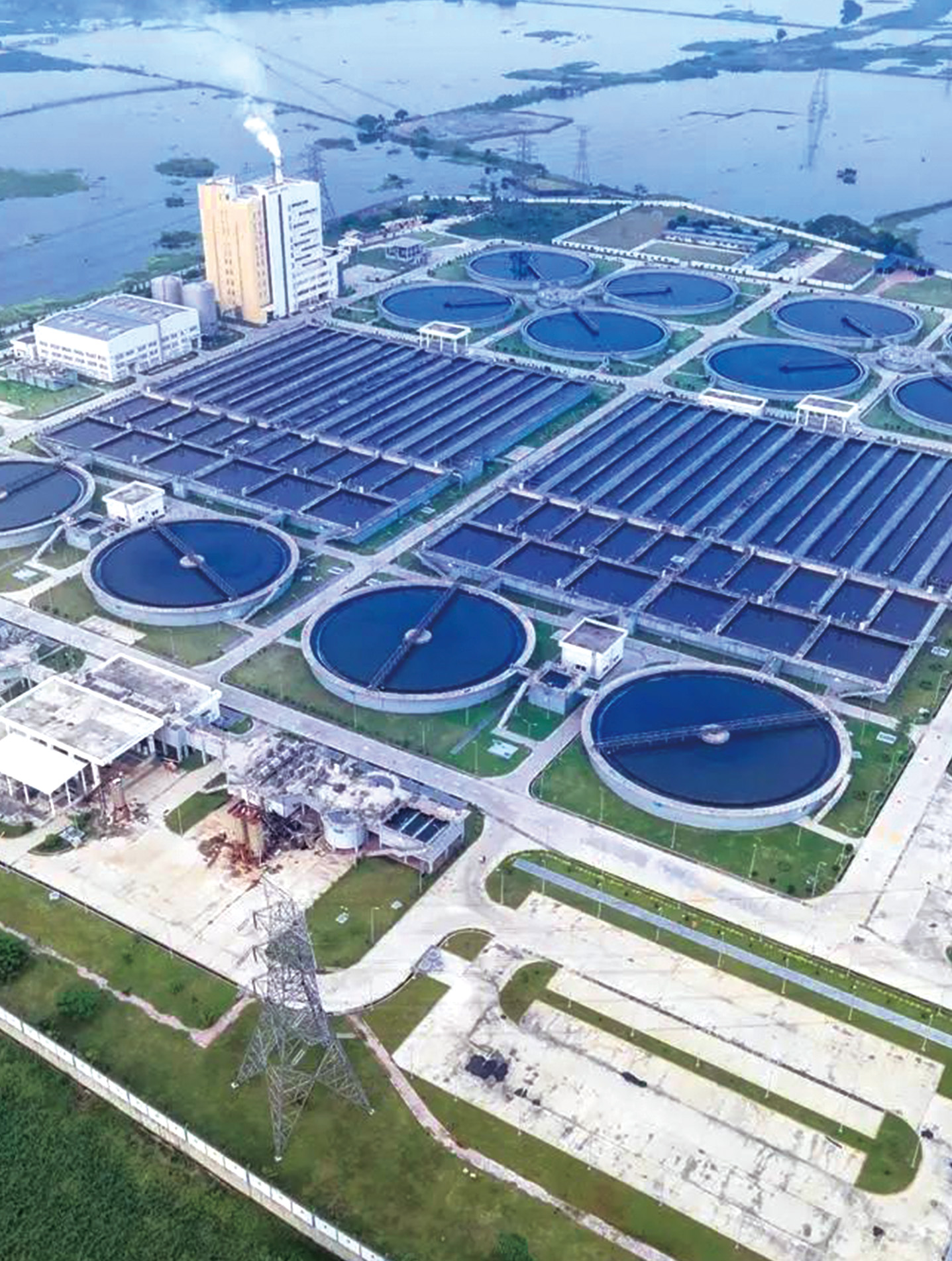 Recycling of urban wastewater